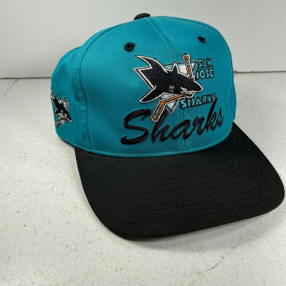 San Jose Sharks Vintage Adjustable Logo 7 Hat